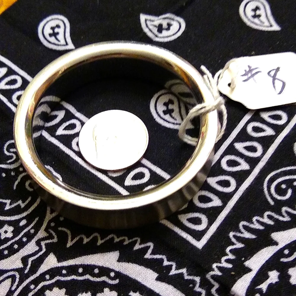 Men's Stainless Steel C-ring Large - Picture 6 of 8